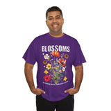 Blossoms Floral Graphic Unisex Heavy Cotton Tee Comfortable Streetwear Timeless Charm Motivational Nature Inspired T Shirt Perfect Gift for Garden Lovers Friends Birthdays Casual Everyday Wear