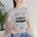 Iconic High Performance Muscle Car Blueprint Art Unisex Heavy Cotton Tee Premium Streetwear For Car Lovers Gearheads Collectors And Everyday Style