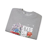 Eyes On Me Boys Medusa Crewneck Comfortable Unisex Heavy Blend Sweatshirt Mythological Streetwear Bold Empowerment Design for Self Expression Perfect Gift for Friends Birthdays Cozy Days Casual Wear