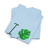 I Love Plants Unisex Heavy Cotton Tee Eco Friendly Botanical Leaf Nature Lover Green Gardening T Shirt Sustainable Plant Parent Gift For Gardeners