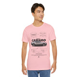 Iconic High Performance Muscle Car Blueprint Art Unisex Heavy Cotton Tee Premium Streetwear For Car Lovers Gearheads Collectors And Everyday Style