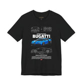 Blue Hypercar Artwork Unisex Heavy Cotton Tee High Speed Performance Inspired Streetwear Graphic Shirt For Car Enthusiasts And Automotive Art Collectors
