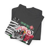 Freedom Hand Rose Graphic Unisex Heavy Cotton Tee Comfortable Streetwear T Shirt Motivational Bold Artistic Design Statement Piece Perfect Gift for Friends Empowerment Casual Wear