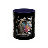 Sculptural Future Statue Art Accent Coffee Mug 11oz 15oz Greek Goddess Cosmic Abstract Splash Bold Artistic Streetwear Ceramic Cup