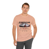 High-Performance Track Machine Blueprint Design Unisex Heavy Cotton Tee Powerful Street Racing Inspired Graphic Shirt