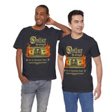 Dollar The Strength Burning Money Legacy Unisex Jersey Short Sleeve Tee Gothic Flames Graphic Bold Motivational Streetwear Statement T Shirt
