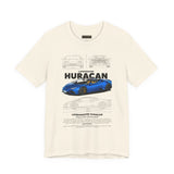 Exotic Blue Supercar Roadster Blueprint Art Unisex Heavy Cotton Tee Premium Streetwear Car Enthusiast Gift Performance Inspired Design Shirt