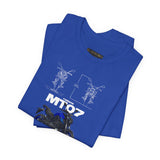 MT07 Inspired Hypernaked Motorcycle Art Unisex Heavy Cotton Tee Bold Rider Streetwear Graphic Apparel