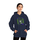 Stalked By Spectator Cyberpunk Anime Glitch Unisex Heavy Blend Hooded Sweatshirt Japanese Streetwear Hoodie