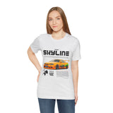 JDM Street Racing Legend Skyline R34 Inspired Supra MK4 Style Unisex Graphic Tee Japanese Drift Car Culture Motorsport Streetwear Shirt