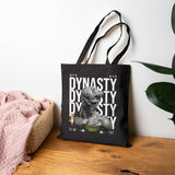 Dynasty Statue Graphic Cotton Canvas Tote Bag Greek Sculpture Butterfly Streetwear Art Inspired Reusable Eco Shopping Bag