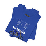 YZ250 Inspired Motocross Blueprint Unisex Heavy Cotton Tee Racing Dirt Bike Graphic Streetwear Gift