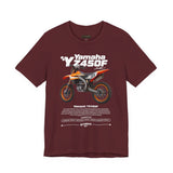 Yamaha YZ450F Inspired Motocross Blueprint Unisex Heavy Cotton Tee Dirt Bike Racing Graphic Streetwear Shirt Gift For Riders