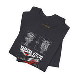 Yamaha YZF R6 Inspired Supersport Motorcycle Graphic Unisex Heavy Cotton Tee Premium Streetwear T Shirt for Riders Racers Moto Enthusiasts Everyday Wear