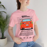 Legendary Orange Street Machine Rear View Unisex Heavy Cotton Tee Powerful JDM Inspired Car Art Graphic Shirt for Collectors and Gearheads