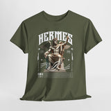 Hermes Greek Mythology Unisex Heavy Cotton Tee Ancient God of Communication and Travel Streetwear Graphic T Shirt