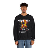 Currency Blaze Burning Money Graphic Unisex Heavy Blend Crewneck Sweatshirt Bold Streetwear Flame Cash Statement Urban Pullover