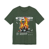 Currency Blaze Burning Money Graphic Unisex Jersey Short Sleeve Tee Bold Streetwear Flame Cash Statement T Shirt Urban Fashion