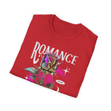 Unisex Softstyle T Shirt Romance Rose Graphic Black Tee Aesthetic Gothic Love Inspired Streetwear Fashion Bold Artistic Outfit