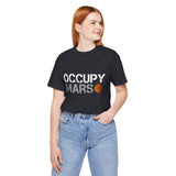 Mars Exploration Unisex Heavy Cotton Tee Bold Space Graphic Shirt Futuristic Sci Fi Adventure Design Inspiring Gift for Space Lovers and Dreamers