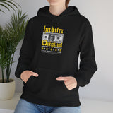 Hustler Original Money Maker Unisex Heavy Blend Hooded Sweatshirt Streetwear Graphic Bold Dollar Bill Print Motivational Entrepreneur Hoodie