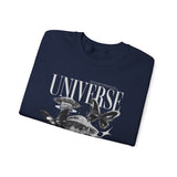 Universe Is Wide Unisex Heavy Blend Crewneck Sweatshirt Cosmic Galaxy Butterfly Space Aesthetic Graphic Pullover