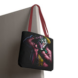 Snapshot of Madness Art Eco Tote Bag Dark Comic Neon Design Premium Canvas Reusable Shopping Bag Streetwear Lifestyle Accessory for Creative Thinkers Artists and Urban Dreamers