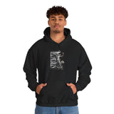 Inspire Strength Ignite Courage Graphic Unisex Hoodie Premium Streetwear Motivational Courage Statue Design