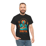 Lord Shiva Death And Destruction Dance And Regeneration Unisex Graphic T Shirt Mahadev Mahakal Devotional Hindu Spiritual Cotton Tee Trishul Rudraksha Festival Wear India