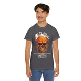 Wildfire Skull Flames Unisex Heavy Cotton Tee Gothic Inferno Graphic Bold Streetwear Motivational Statement T Shirt
