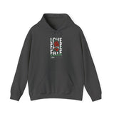 Love Fake Friendship Rose Graphic Hoodie Comfortable Unisex Sweatshirt Bold Statement Streetwear Pullover Empowering Artistic Floral Design for Self Expression Perfect Gift for Friends Birthdays Parties Cozy Days Casual Wear