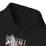 Peaceful Dove Floral Hoodie Comfortable Unisex Sweatshirt Motivational Streetwear Bold Graphic Design Symbol of Peace Perfect Gift for Friends Birthdays Cozy Days Casual Wear