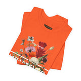 You Can Be Whatever Unisex Jersey Short Sleeve Tee Comfortable Motivational Graphic T-Shirt Bold Floral Empowerment Streetwear Positive Vibes Everyday Wear Perfect Gift for Friends Dreamers and Free Spirits
