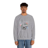 Peaceful Dove Floral Crewneck Sweatshirt Comfortable Unisex Pullover Motivational Streetwear Bold Graphic Design Symbol of Peace Perfect Gift for Friends Birthdays Cozy Days Casual Wear