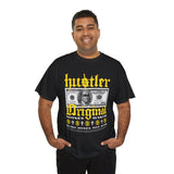 Hustler Original Money Maker Unisex Heavy Cotton Tee Streetwear Graphic Bold Dollar Bill Print Motivational Entrepreneur T Shirt