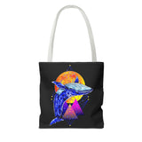 Ballena Cosmic Whale Art Eco Tote Bag Vibrant Geometric Ocean Design Durable Canvas Reusable Shopping Bag Premium Artistic Streetwear Accessory Perfect Gift for Nature Lovers Dreamers and Creative Thinkers
