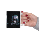 Space Exploration Ceramic Mug Coffee Cup Galaxy Earth Spaceship Astronomy Inspired Cosmic Universe Science Lover Nerd Geek Astronaut Teacher Gift