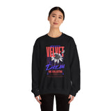 Velvet Dream The Collective Crewneck Sweatshirt Comfortable Unisex Pullover Bold Typography Graphic Artistic Streetwear Fashion Cozy Everyday Wear Perfect Gift for Creatives Dreamers and Trendsetters