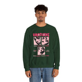 Emotions Speak Louder Than Words Graphic Unisex Heavy Blend Crewneck Sweatshirt Streetwear Art Fashion Statement Pullover