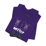 MT07 Inspired Hypernaked Motorcycle Art Unisex Heavy Cotton Tee Bold Rider Streetwear Graphic Apparel