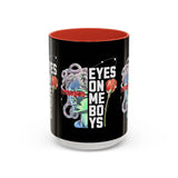 Eyes On Me Boys Medusa Accent Coffee Mug 11oz 15oz Mythological Streetwear Bold Empowerment Design Perfect Gift for Coffee Lovers Friends Birthdays Daily Motivation