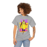 The Court Monarch Unisex Heavy Cotton Tee Basketball Power Graphic Shirt Streetwear for Athletes Hustlers and Motivational Sports Lovers