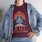 Lord Kali Goddess T Shirt Mahakali The Dark Goddess Shakti Hindu Spiritual Graphic Tee Navratri Durga Puja Festival Wear Unisex Cotton Devotional Streetwear India