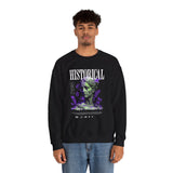 Historical Statue Graphic Premium Unisex Heavy Blend Crewneck Sweatshirt Vintage Aesthetic Streetwear Pullover