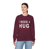 I Need A Huge Amount Of Money Unisex Crewneck Sweatshirt Funny Motivational Graphic Pullover Entrepreneur Hustle Wealth Inspired Casual Streetwear