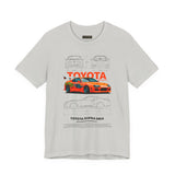 Legendary Orange Street Racer Blueprint Tee Unisex Heavy Cotton Retro Tuner Car Art Graphic Shirt for Enthusiasts