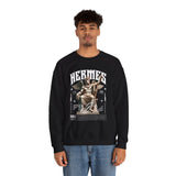 Hermes Greek Mythology Unisex Heavy Blend Crewneck Sweatshirt Ancient God of Communication and Travel Graphic Pullover