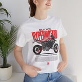 Italian Supermoto Inspired Hypermotard Style Motorcycle Graphic Unisex Heavy Cotton Tee Premium Racing Streetwear T Shirt for Riders Bikers Enthusiasts and Everyday Wear