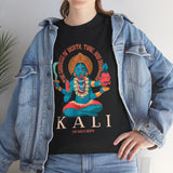 Kali Goddess Unisex Heavy Cotton T Shirt Hindu Spiritual Graphic Tee Maa Kali Mahakali Divine Shakti Protector Destroyer Of Evil Indian Mythology Devotional Streetwear Festival Wear Gift For Navratri...