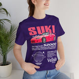 Pink Custom Roadster Blueprint Art Unisex Heavy Cotton Tee Retro Tuner Inspired Streetwear Graphic Shirt for Car Lovers and Daily Casual Wear